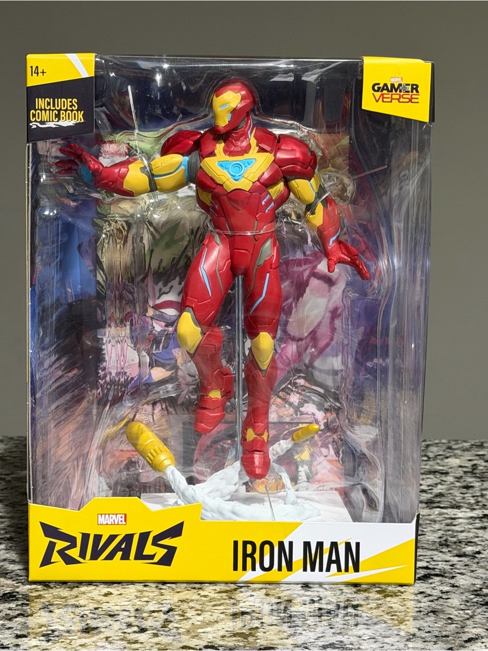 Marvel Iron Man Action Figure - Red, Yellow & Blue Accents